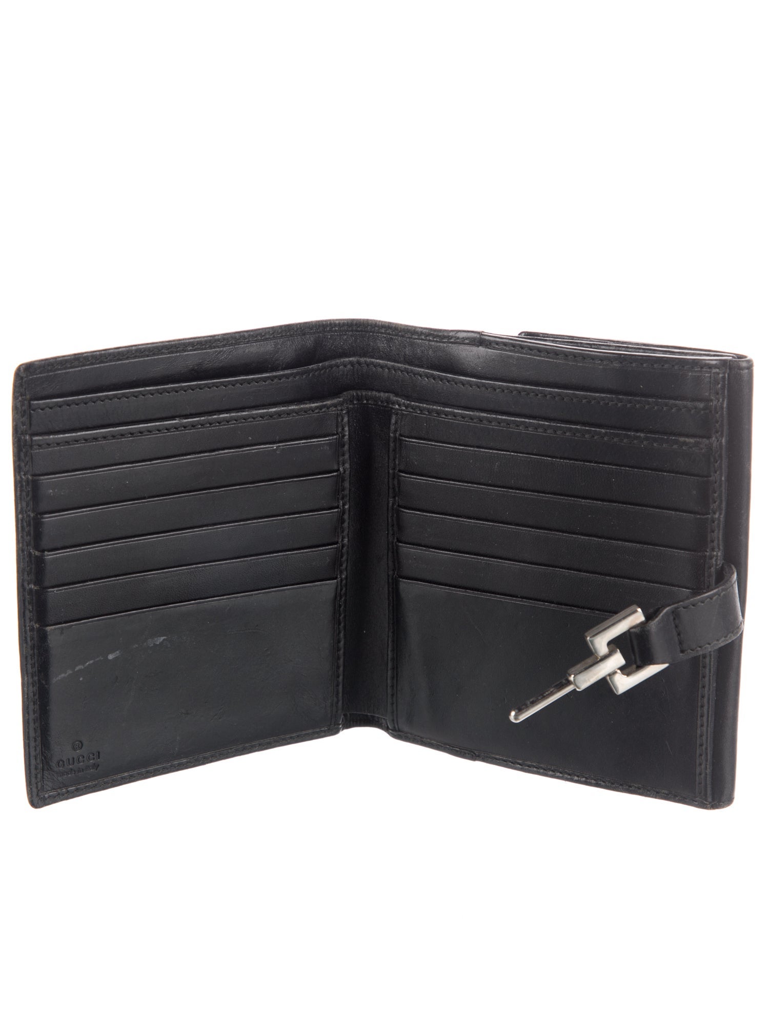 Gucci Leather Compact Wallet